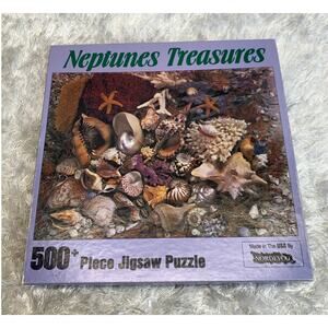 Neptune's Treasure Shell Photography Puzzle 500+ Piece